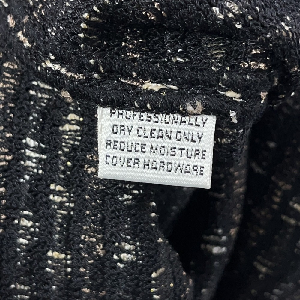 St John Knit Top Women Medium Brown Textured Sleeveless Mock Neck Tank USA - Picture 8 of 12